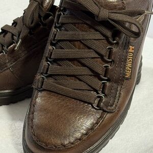 Women’s Mephisto Trampolins Brown Leather Oxfords Comfort Athletic Shoes Size 7